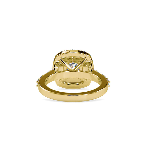 2.06 Carat Diamond 14K Yellow Gold Engagement Ring - Fashion Strada