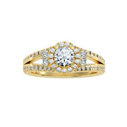 1.02 Carat Diamond 14K Yellow Gold Engagement Ring - Fashion Strada