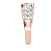 3.19 Carat Diamond 14K Rose Gold Engagement Ring - Fashion Strada