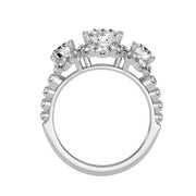 2.04 Carat Diamond 14K White Gold Engagement Ring - Fashion Strada