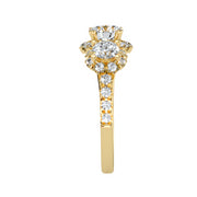 2.04 Carat Diamond 14K Yellow Gold Engagement Ring - Fashion Strada
