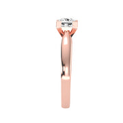 0.65 Carat Diamond 14K Rose Gold Engagement Ring - Fashion Strada