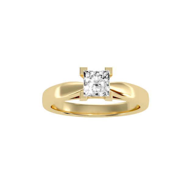 0.65 Carat Diamond 14K Yellow Gold Engagement Ring - Fashion Strada