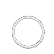 0.36 Carat Diamond 14K White Gold Eternity Ring - Fashion Strada