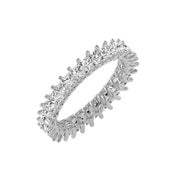 2.07 Carat Diamond 14K White Gold Eternity Ring - Fashion Strada