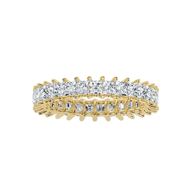 2.07 Carat Diamond 14K Yellow Gold Eternity Ring - Fashion Strada
