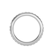 0.96 Carat Diamond 14K White Gold Eternity Ring - Fashion Strada