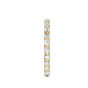 1.09 Carat Diamond 14K Yellow Gold Eternity Ring - Fashion Strada