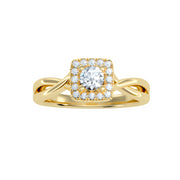 0.87 Carat Diamond 14K Yellow Gold Engagement Ring - Fashion Strada