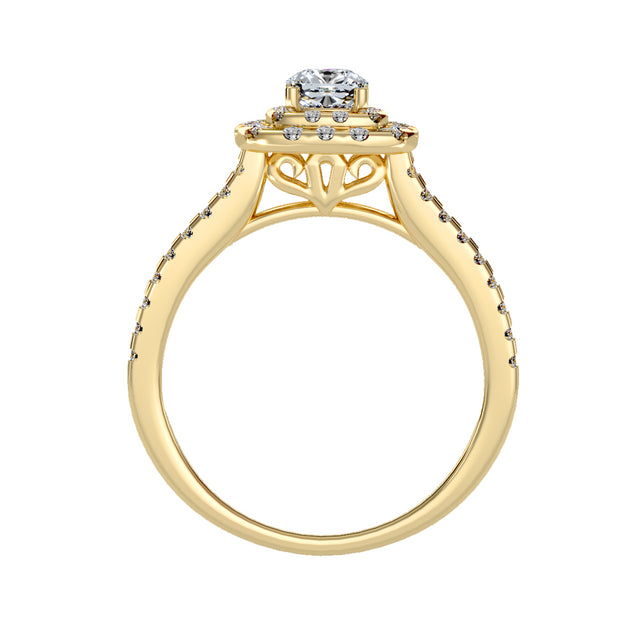 0.95 Carat Diamond 14K Yellow Gold Engagement Ring - Fashion Strada