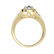 1.49 Carat Diamond 14K Yellow Gold Engagement Ring - Fashion Strada