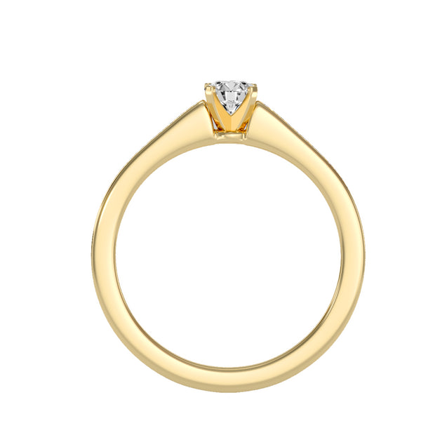 1.21 Carat Diamond 14K Yellow Gold Engagement Ring - Fashion Strada
