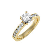 1.44 Carat Diamond 14K Yellow Gold Engagement Ring - Fashion Strada