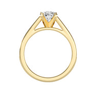 1.41 Carat Diamond 14K Yellow Gold Engagement Ring - Fashion Strada
