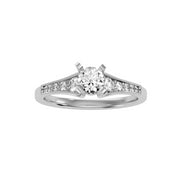 1.48 Carat Diamond 14K White Gold Engagement Ring - Fashion Strada