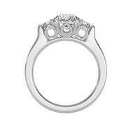 2.01 Carat Diamond 14K White Gold Engagement Ring - Fashion Strada