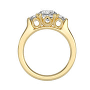 2.01 Carat Diamond 14K Yellow Gold Engagement Ring - Fashion Strada