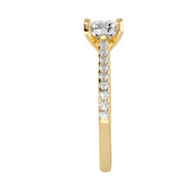 1.36 Carat Diamond 14K Yellow Gold Engagement Ring - Fashion Strada