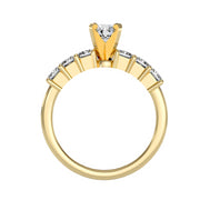 1.43 Carat Diamond 14K Yellow Gold Engagement Ring - Fashion Strada