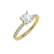 1.42 Carat Diamond 14K Yellow Gold Engagement Ring - Fashion Strada