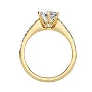 1.47 Carat Diamond 14K Yellow Gold Engagement Ring - Fashion Strada