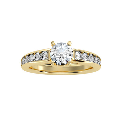 1.57 Carat Diamond 14K Yellow Gold Engagement Ring - Fashion Strada