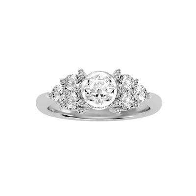 1.75 Carat Diamond 14K White Gold Engagement Ring - Fashion Strada