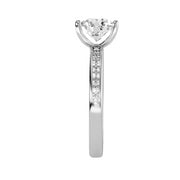 1.47 Carat Diamond 14K White Gold Engagement Ring - Fashion Strada