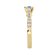 1.12 Carat Diamond 14K Yellow Gold Engagement Ring - Fashion Strada