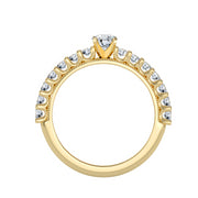 1.04 Carat Diamond 14K Yellow Gold Engagement Ring - Fashion Strada