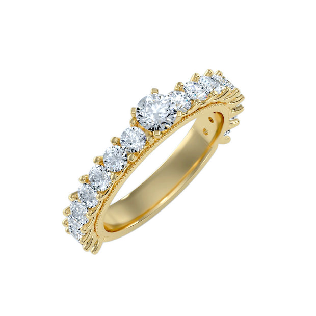 2.53 Carat Diamond 14K Yellow Gold Engagement Ring