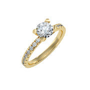 1.68 Carat Diamond 14K Yellow Gold Engagement Ring - Fashion Strada