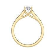 0.53 Carat Diamond 14K Yellow Gold Engagement Ring - Fashion Strada
