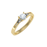 0.80 Carat Diamond 14K Yellow Gold Engagement Ring - Fashion Strada