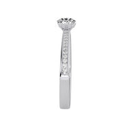 0.54 Carat Diamond 14K White Gold Engagement Ring - Fashion Strada