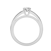 0.89 Carat Diamond 14K White Gold Engagement Ring - Fashion Strada