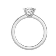 0.97 Carat Diamond 14K White Gold Engagement Ring - Fashion Strada