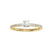 0.49 Carat Diamond 14K Yellow Gold Engagement Ring - Fashion Strada