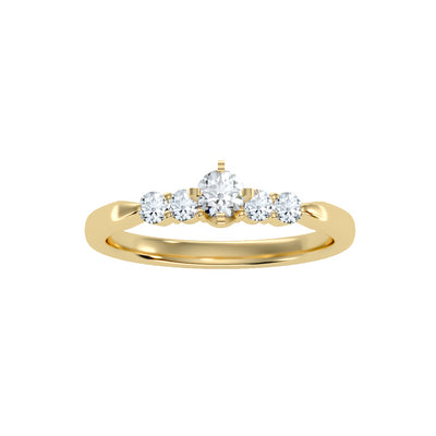 0.44 Carat Diamond 14K Yellow Gold Engagement Ring - Fashion Strada