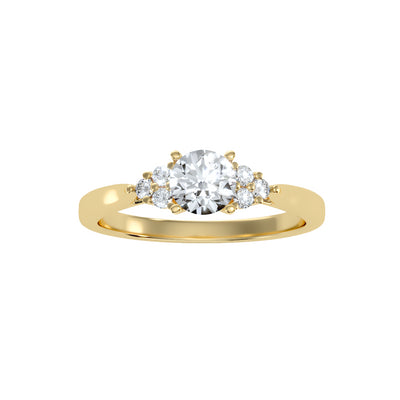 0.79 Carat Diamond 14K Yellow Gold Engagement Ring - Fashion Strada