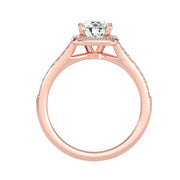 1.30 Carat Diamond 14K Rose Gold Engagement Ring - Fashion Strada