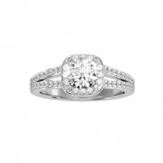1.30 Carat Diamond 14K White Gold Engagement Ring - Fashion Strada