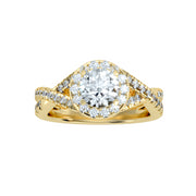 1.87 Carat Diamond 14K Yellow Gold Engagement Ring - Fashion Strada