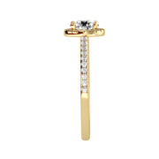 1.13 Carat Diamond 14K Yellow Gold Engagement Ring - Fashion Strada