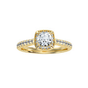 1.09 Carat Diamond 14K Yellow Gold Engagement Ring - Fashion Strada