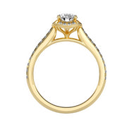 1.09 Carat Diamond 14K Yellow Gold Engagement Ring - Fashion Strada