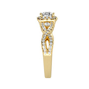 1.06 Carat Diamond 14K Yellow Gold Engagement Ring - Fashion Strada