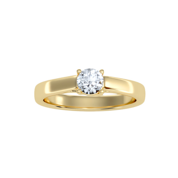 0.47 Carat Diamond 14K Yellow Gold Engagement Ring - Fashion Strada
