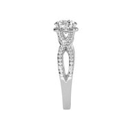 1.08 Carat Diamond 14K White Gold Engagement Ring - Fashion Strada