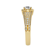 0.97 Carat Diamond 14K Yellow Gold Engagement Ring - Fashion Strada